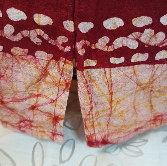 African Batik Long Cotton Shirt - Picture 8 of 8